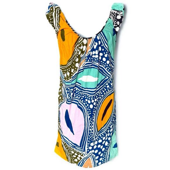 Diane Von Furstenberg Kiamo Color block Mini Dress Size 4 - Picture 1 of 9